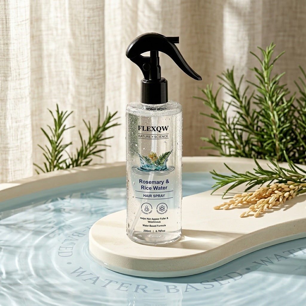 Rosemary Hair Care Spray No-Rinse Nourishing Mist for Smooth and Shiny Hair