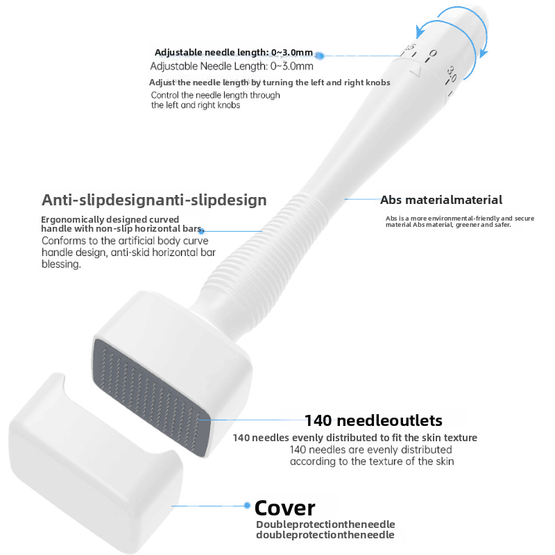 Professional Microneedle Roller Stamp for Skin Care