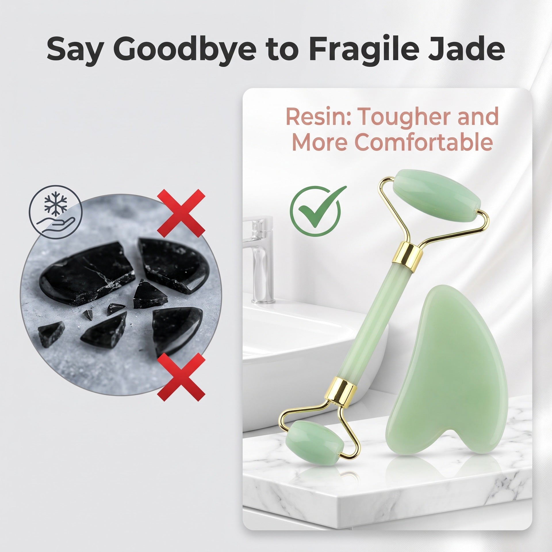 Crystal Facial Roller Massager Skin Tightening Tool