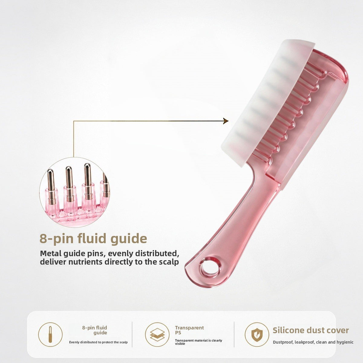 Home Hair Crystal Massage Comb
