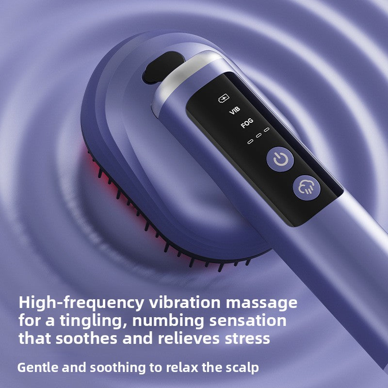 Electric Head Massage Comb with Aromatherapy Mist