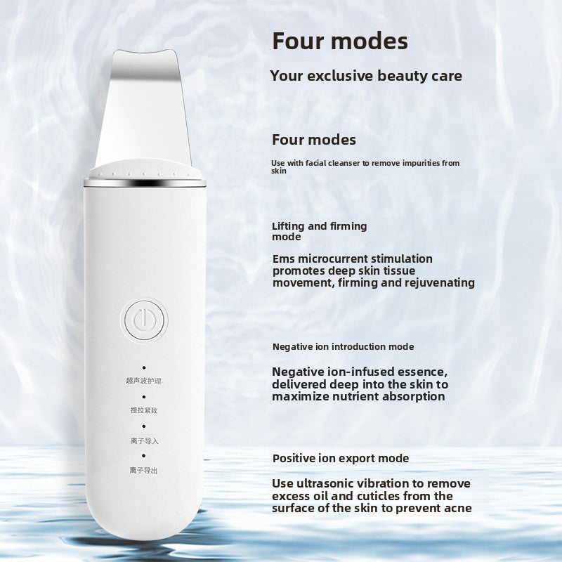 Ultrasonic Skin Scrubber Cleansing Massage Device