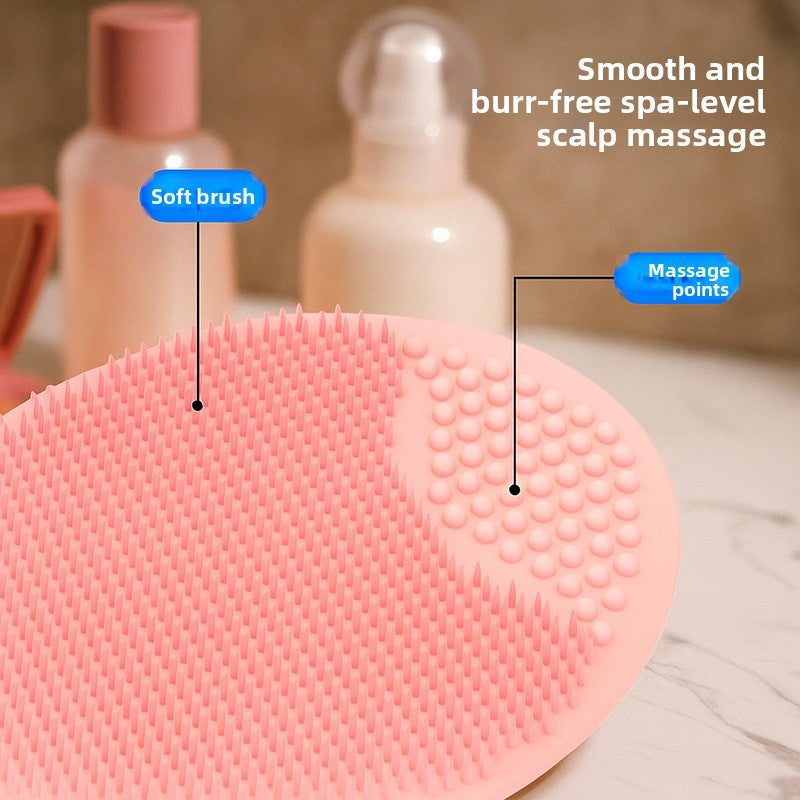 Silicone facial cleansing brush