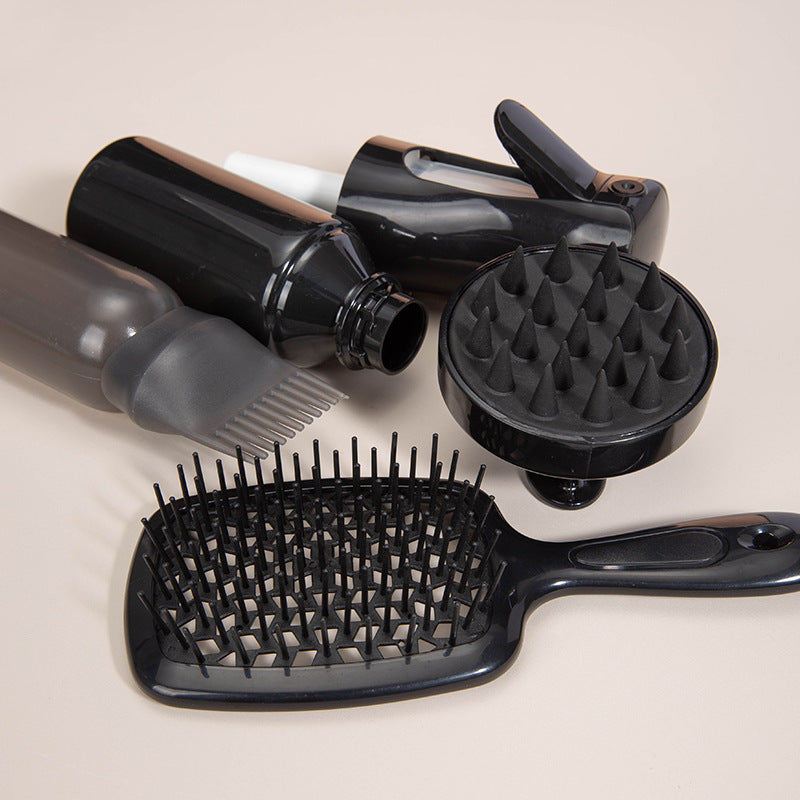 Hair Styling Spray Bottle and Massage Brush Set