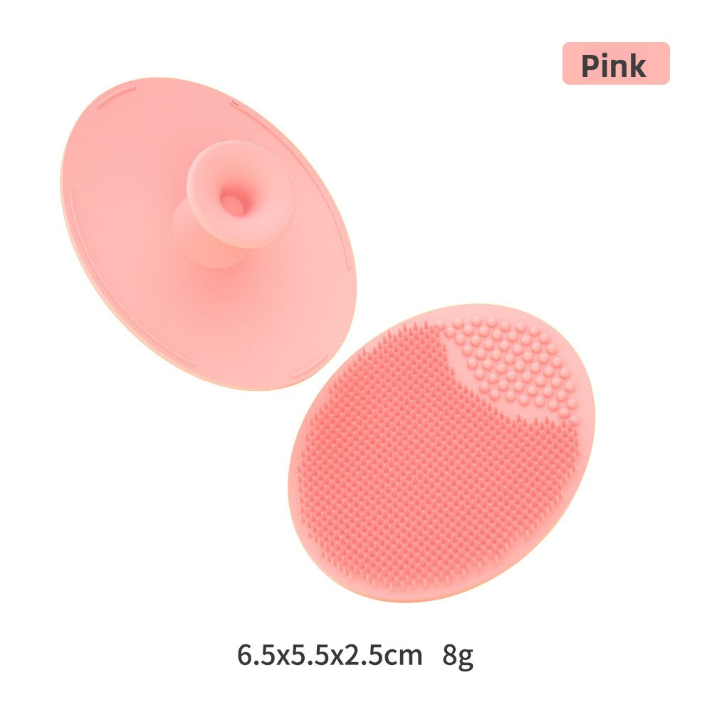 Silicone facial cleansing brush