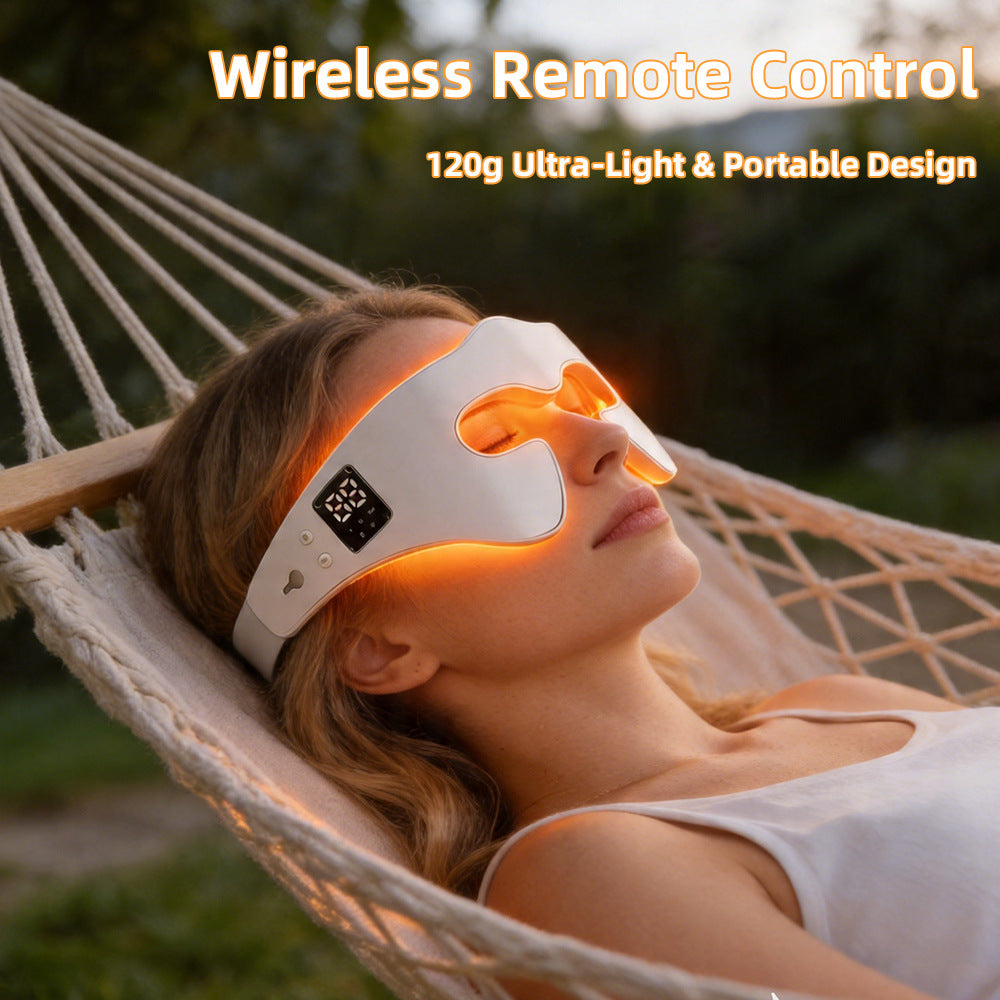 LED Red Blue Light Eye Beauty Massager Device