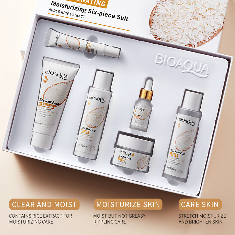 Moisturizing six-piece set