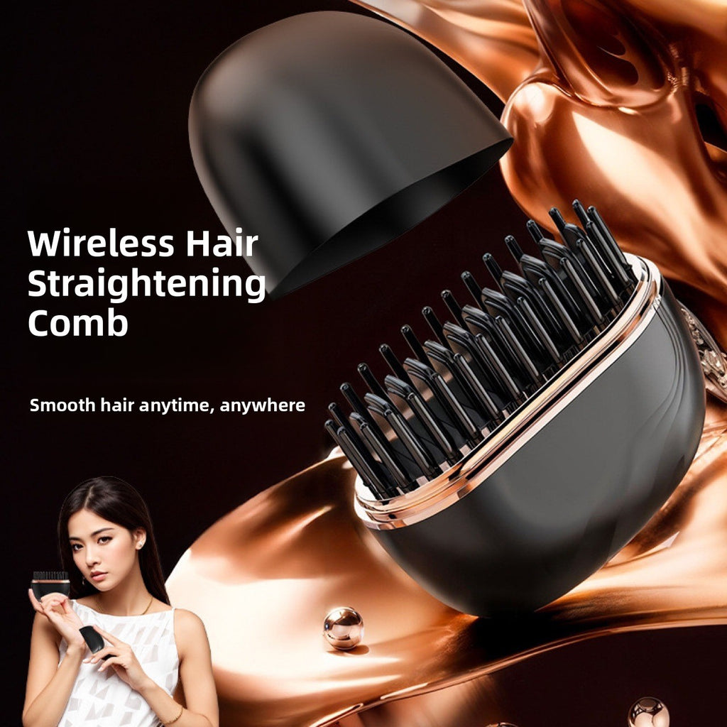 Mini Wireless Hair Straightener and Curler