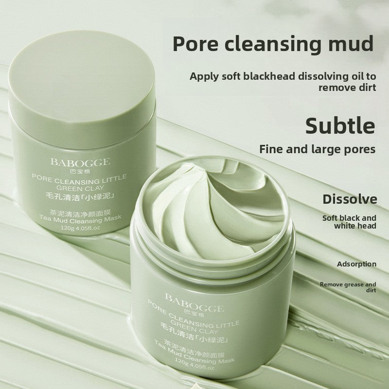 Green Tea Mud Cleansing Face Mask