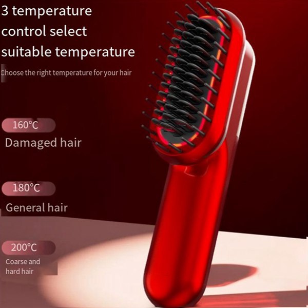 Electric Head Massager Comb with Red Light