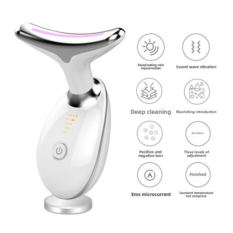 Neck Massager with Vibration and Skin Rejuvenation