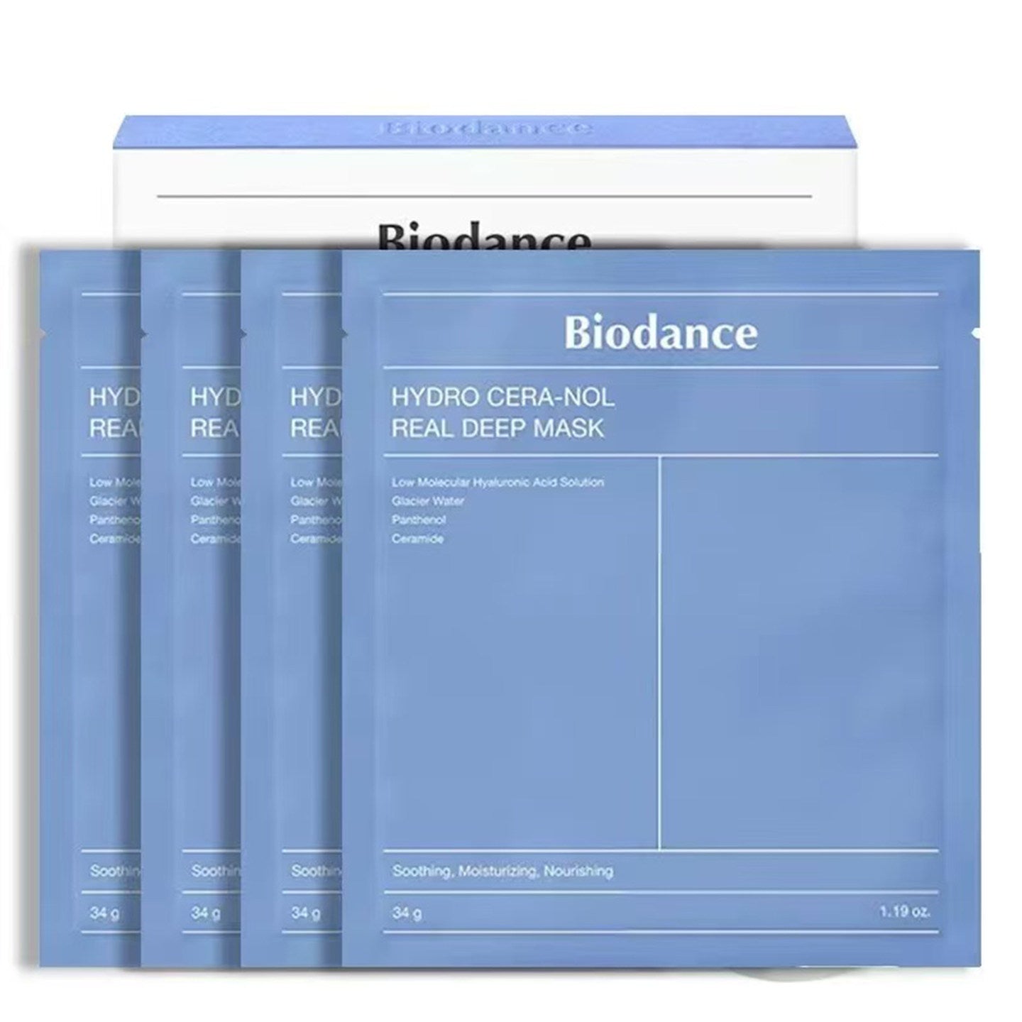 Biodance Collagen Deep Mask Tightens Pores, Brightens Skin Tone, Hydrates, Moisturizes, Fades Fine Lines and Soothes