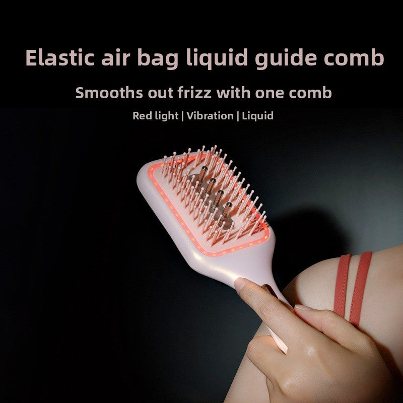 Fluffy Styling Hair Comb with Vibration Massage
