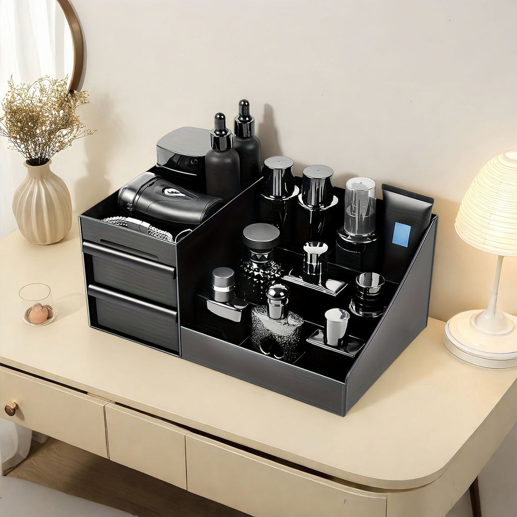 Drawer-Type Makeup Box, Dressing Table, Desktop Cosmetics Storage Box,