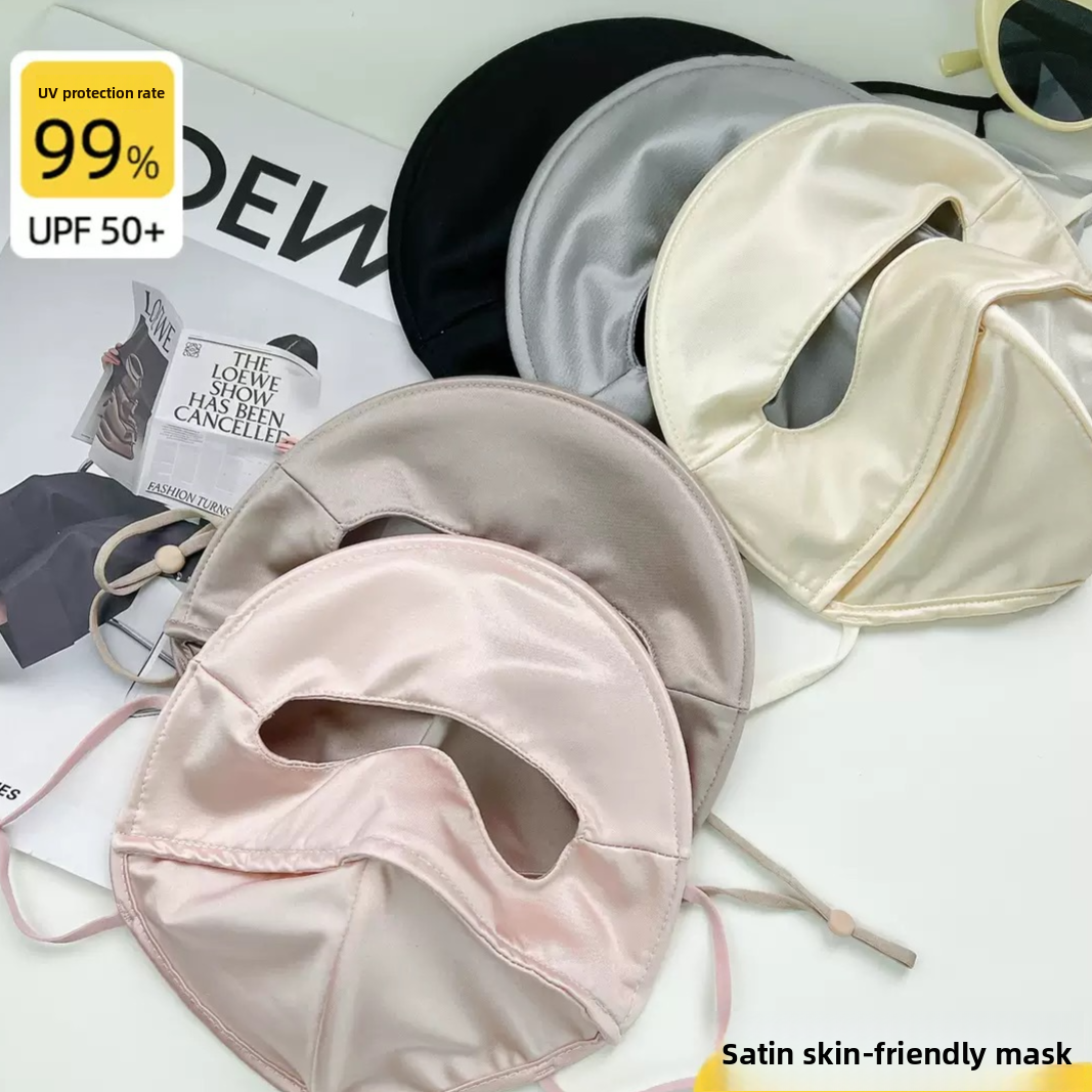 Full-Face UV Protection Silk Imitation Sun Mask