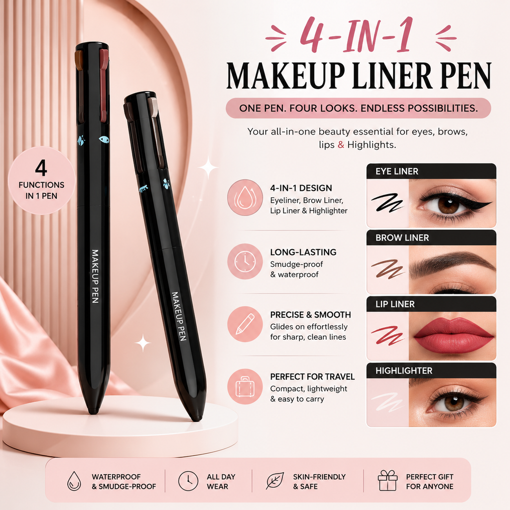 4-in-1 Multi-Function Makeup Pen