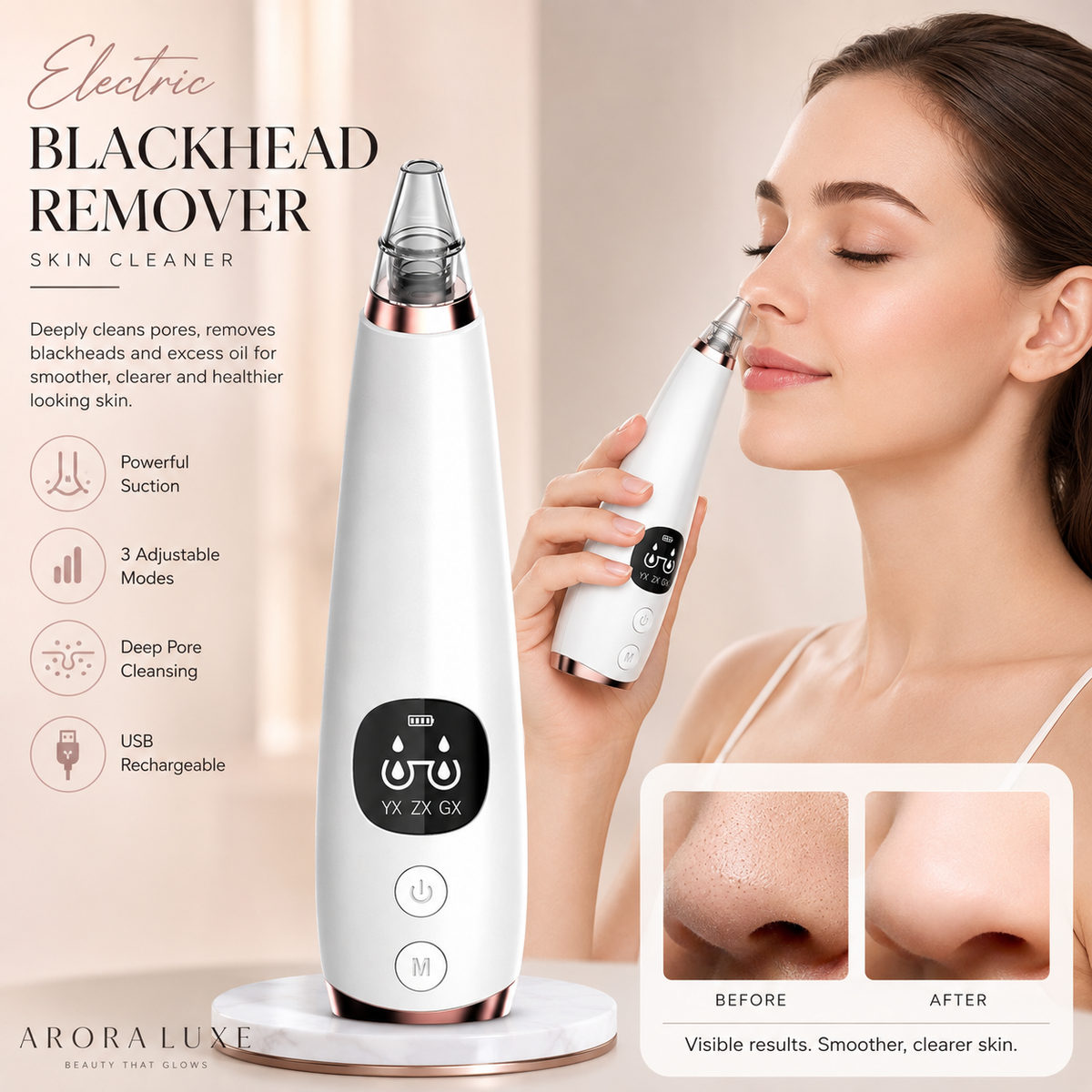 Electric Blackhead Remover Skin Cleaner