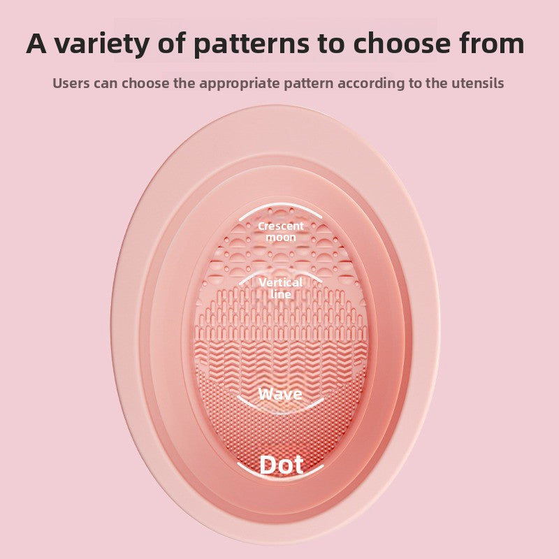 Silicone Makeup Brush Cleaning Bowl