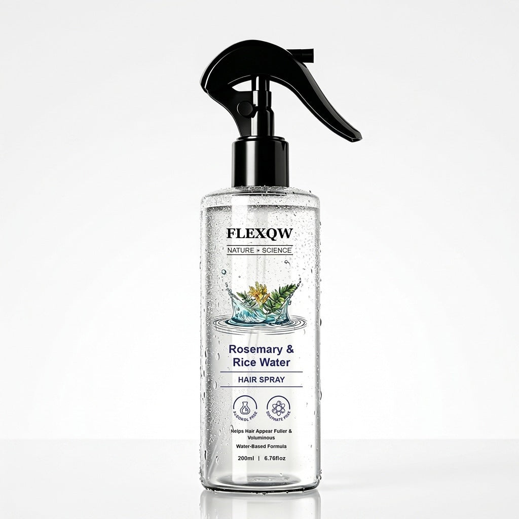 Rosemary Hair Care Spray No-Rinse Nourishing Mist for Smooth and Shiny Hair