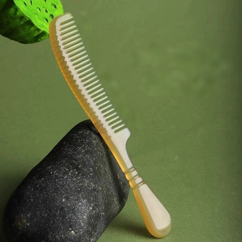 Horn Comb Scalp Massage Anti-Static Hair Care