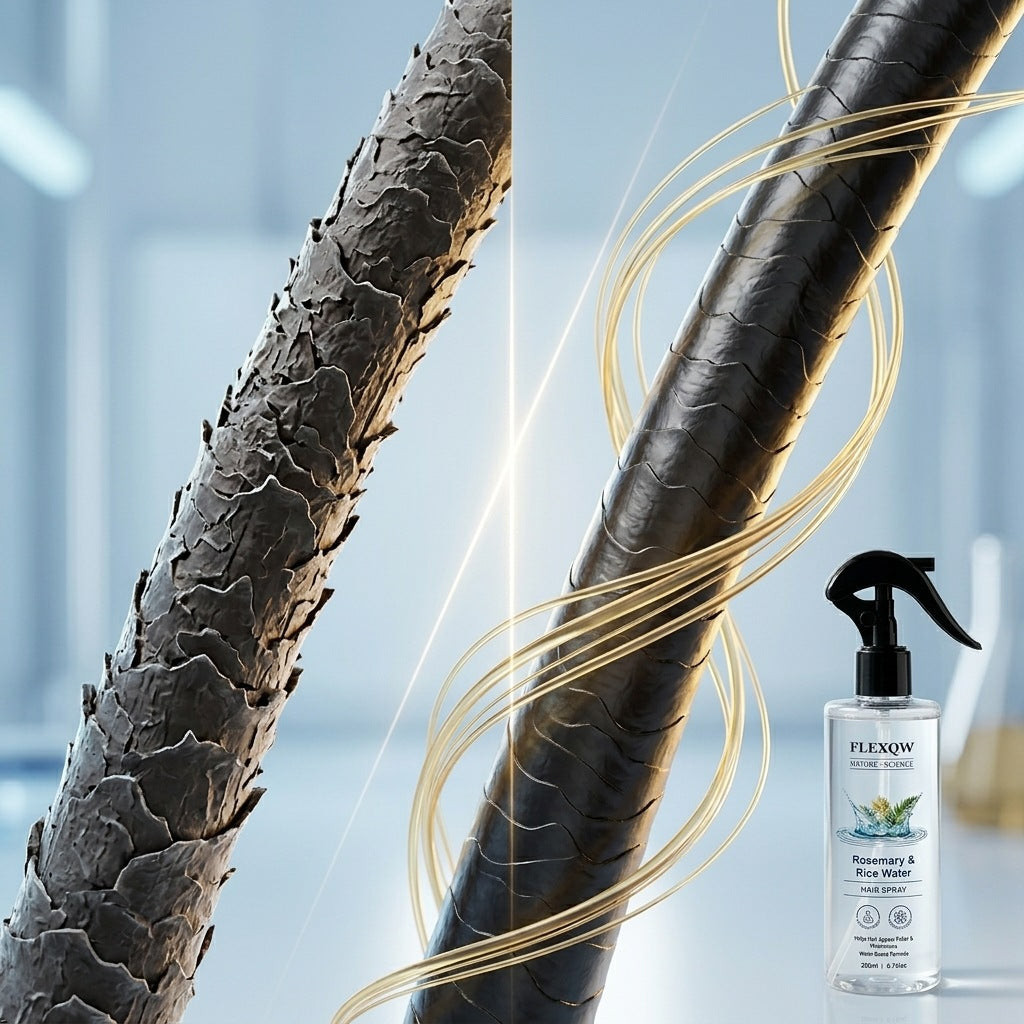 Rosemary Hair Care Spray No-Rinse Nourishing Mist for Smooth and Shiny Hair