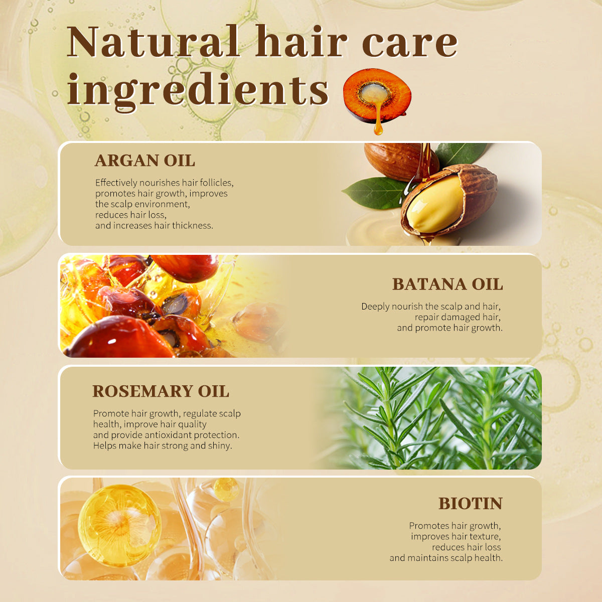 Batahna Oil Hair Care Set