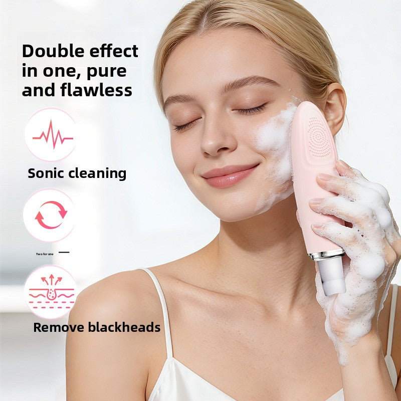 Electric Hot Cold Facial Cleansing Brush