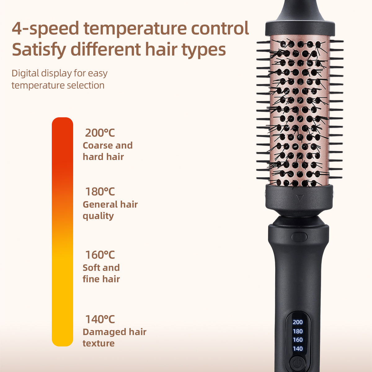 Fluffy Hair Styling Tool, Multi-Functional Curling Iron Hair Straightener