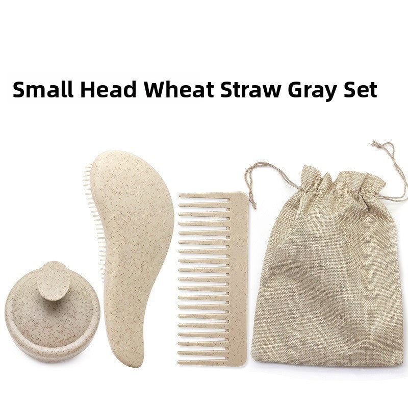 Wheat Straw Hair Care Three-Piece Set
