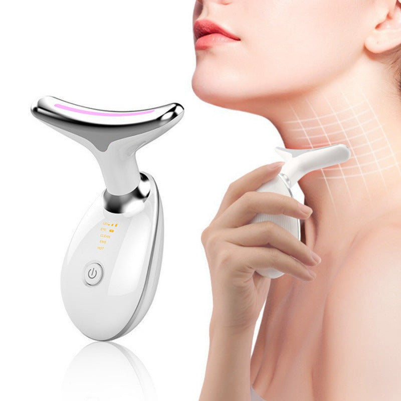Neck Massager with Vibration and Skin Rejuvenation