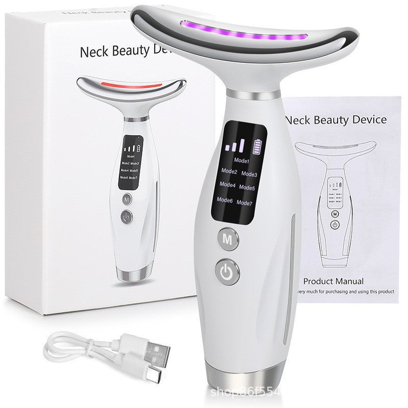 Neck Massager with Vibration and Skin Rejuvenation