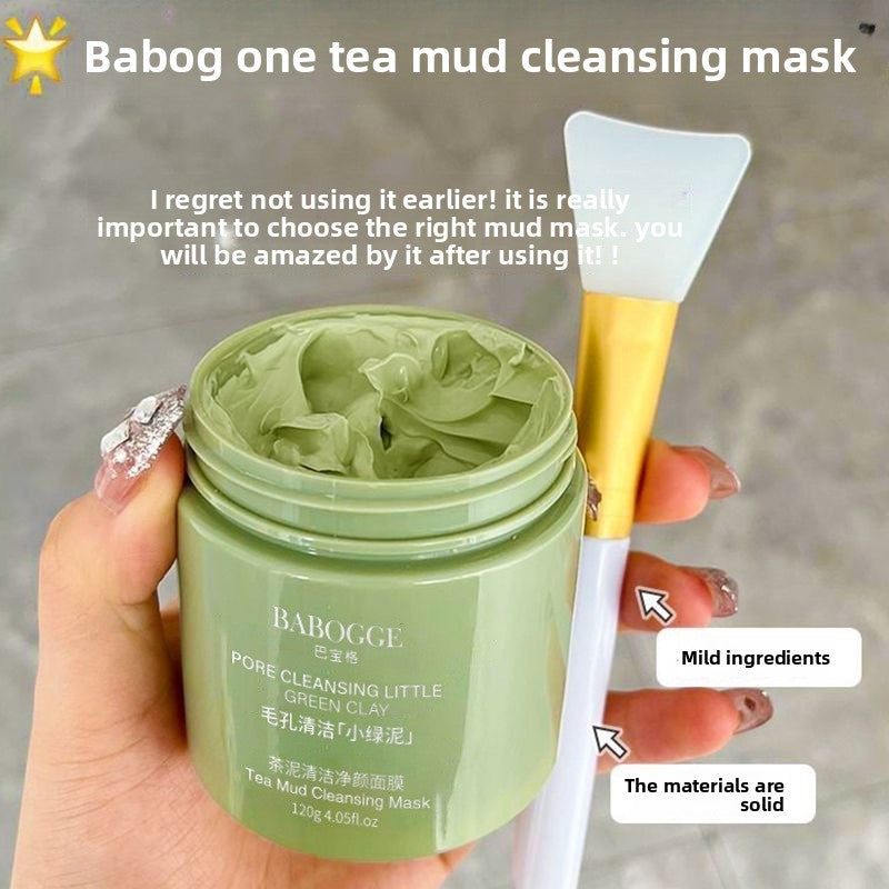 Green Tea Mud Cleansing Face Mask