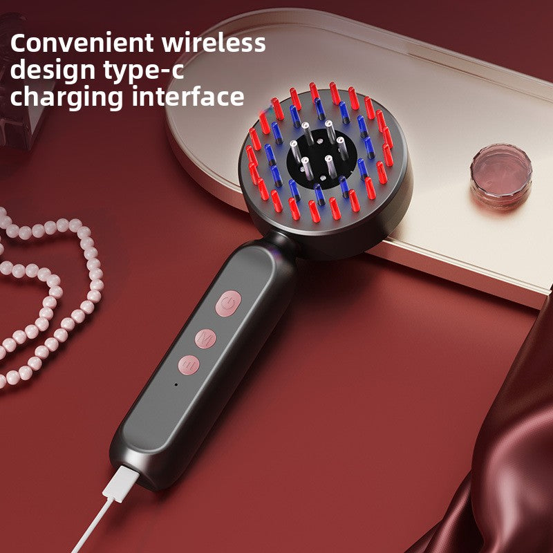 Red Light Electric Massage Comb
