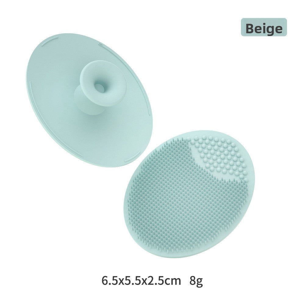 Silicone facial cleansing brush