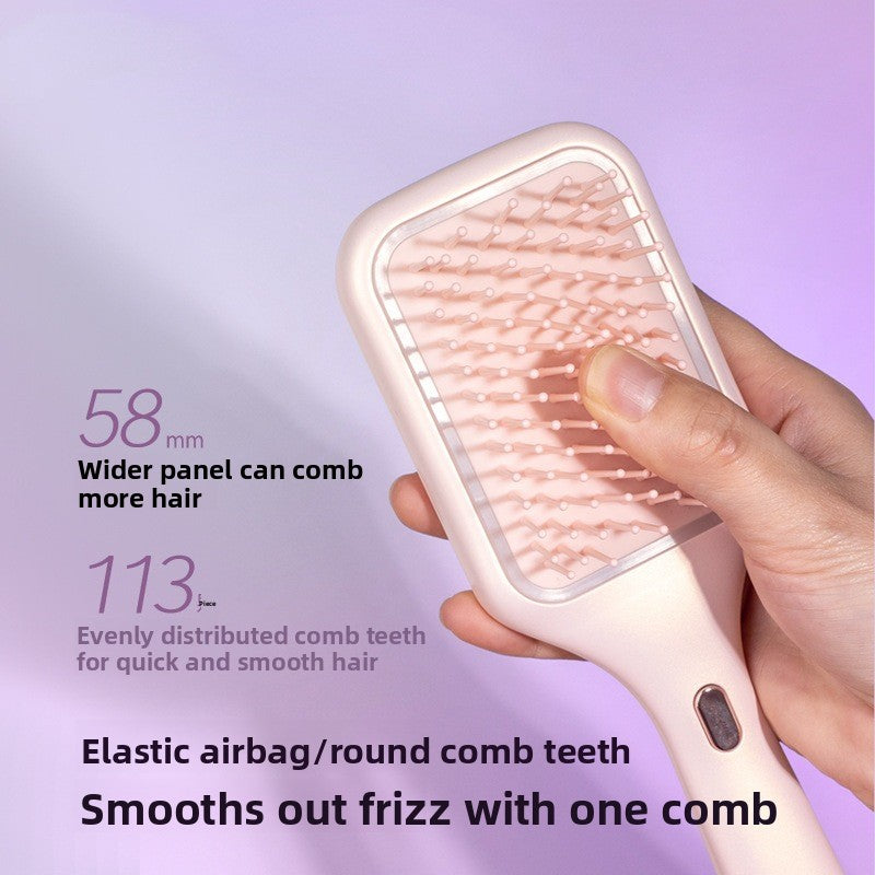 Fluffy Styling Hair Comb with Vibration Massage