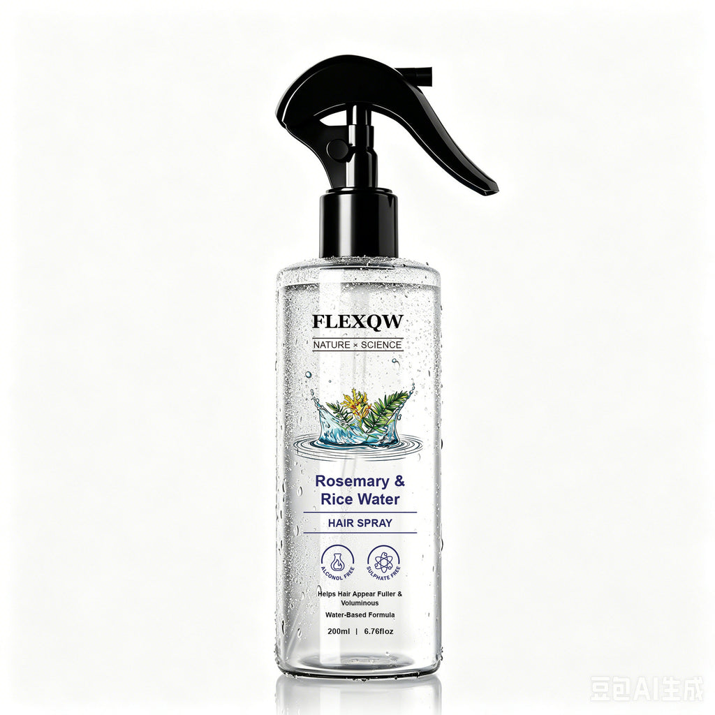 Rosemary Hair Care Spray No-Rinse Nourishing Mist for Smooth and Shiny Hair