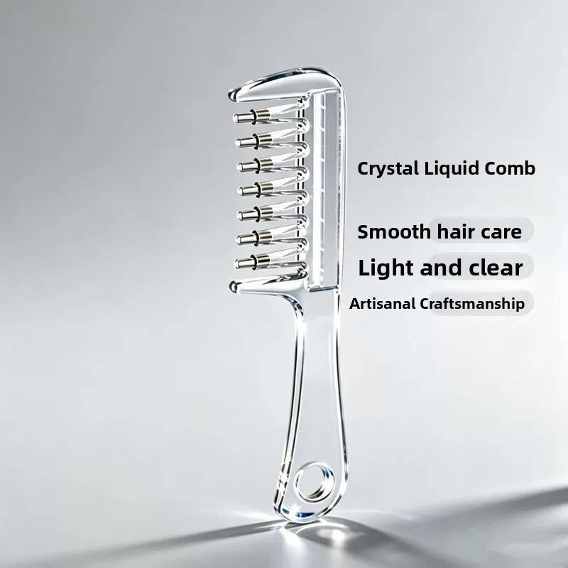 Crystal Liquid Application Comb for Hair Serums
