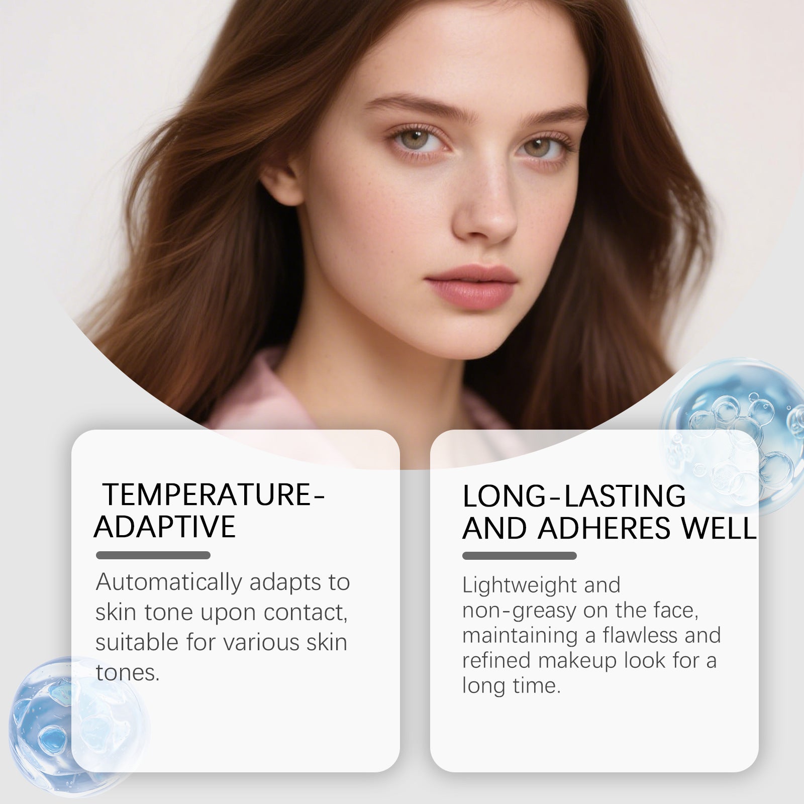 Temperature-Adapting Hydrating Liquid Foundation