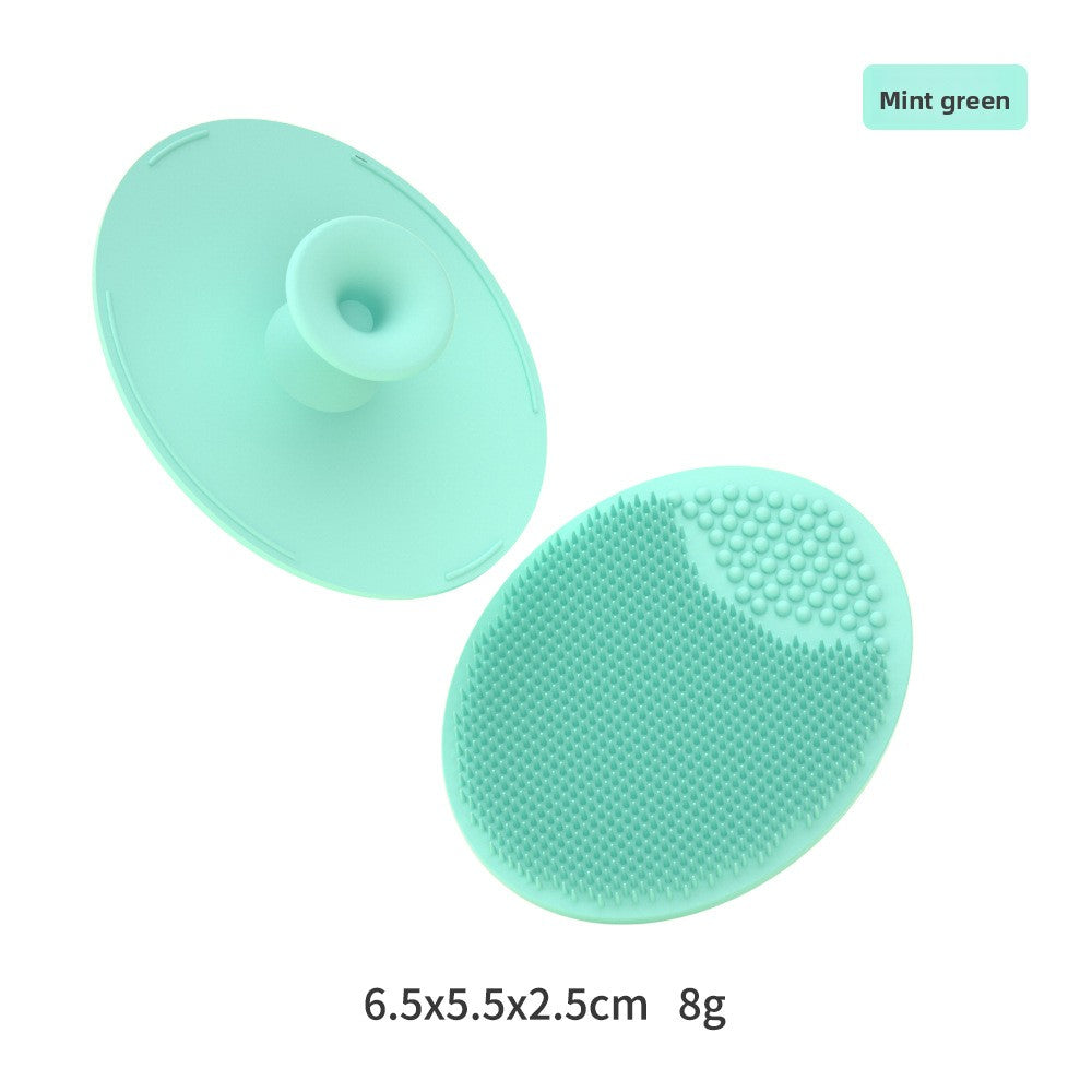 Silicone facial cleansing brush