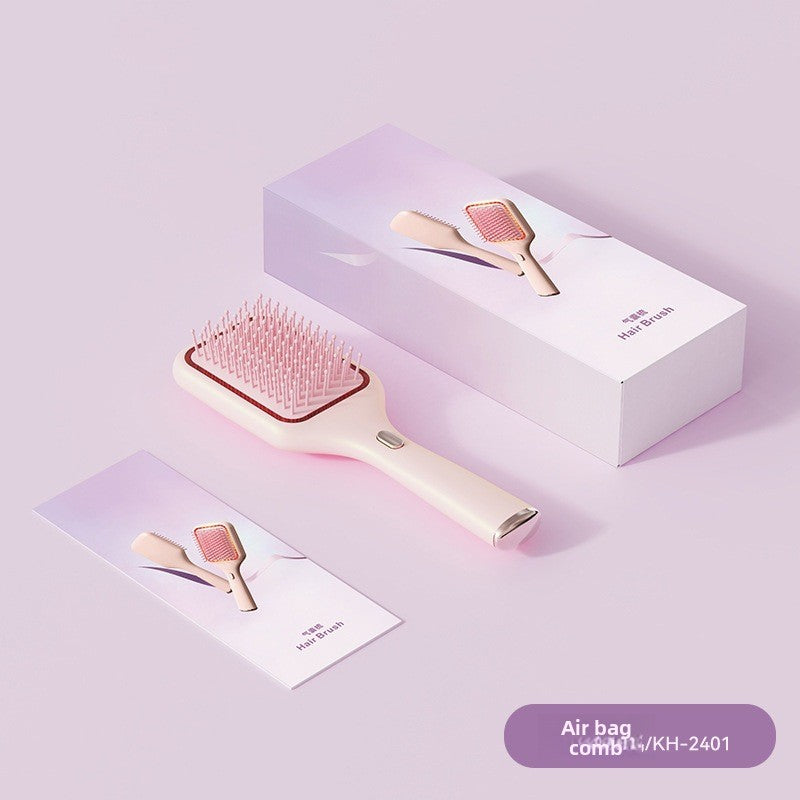 Fluffy Styling Hair Comb with Vibration Massage