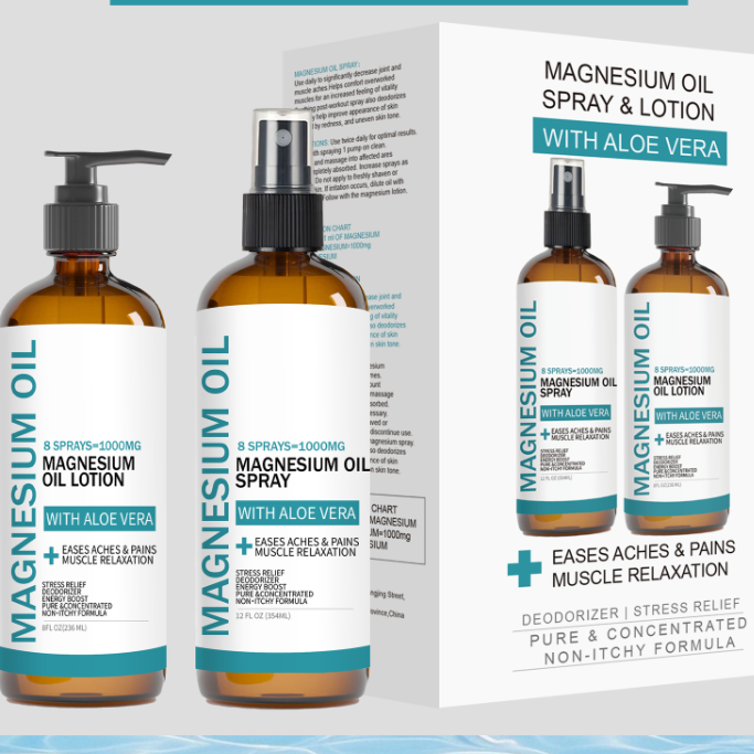 Magnesium Oil Spray for Fitness and Skin Care
