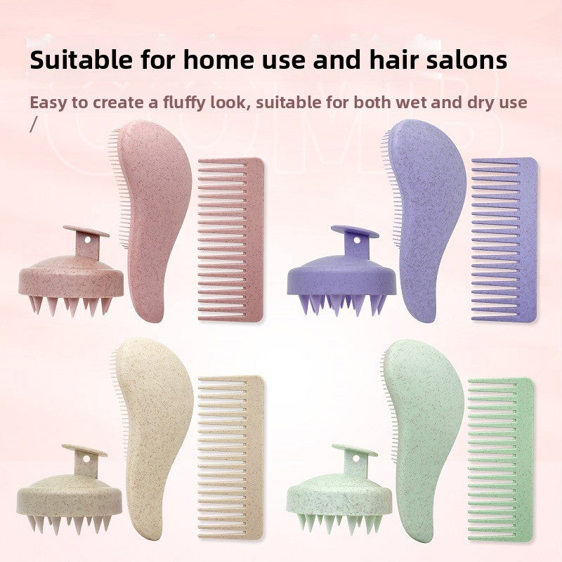 Wheat Straw Hair Care Three-Piece Set