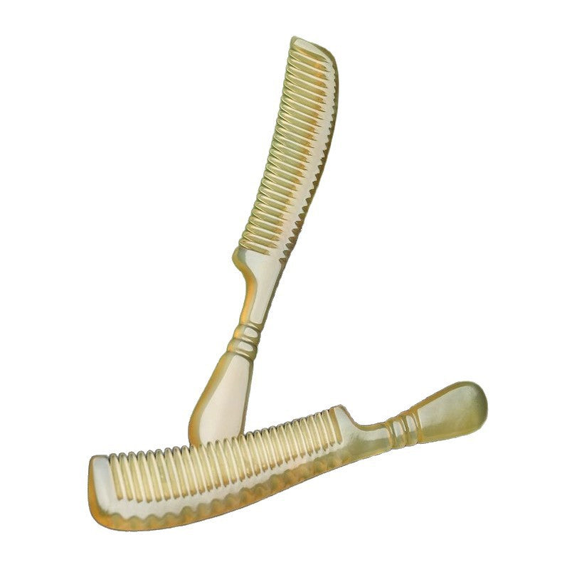 Horn Comb Scalp Massage Anti-Static Hair Care