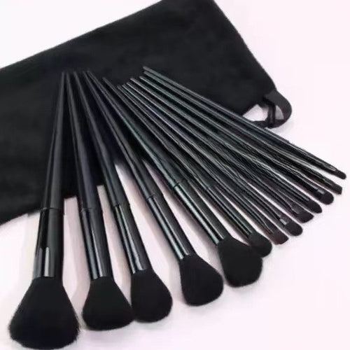 13 Piece Makeup Brush Set for Powder Blush Eye Lip