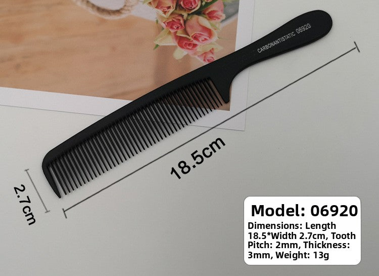 Plastic hair comb