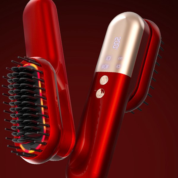 Electric Head Massager Comb with Red Light