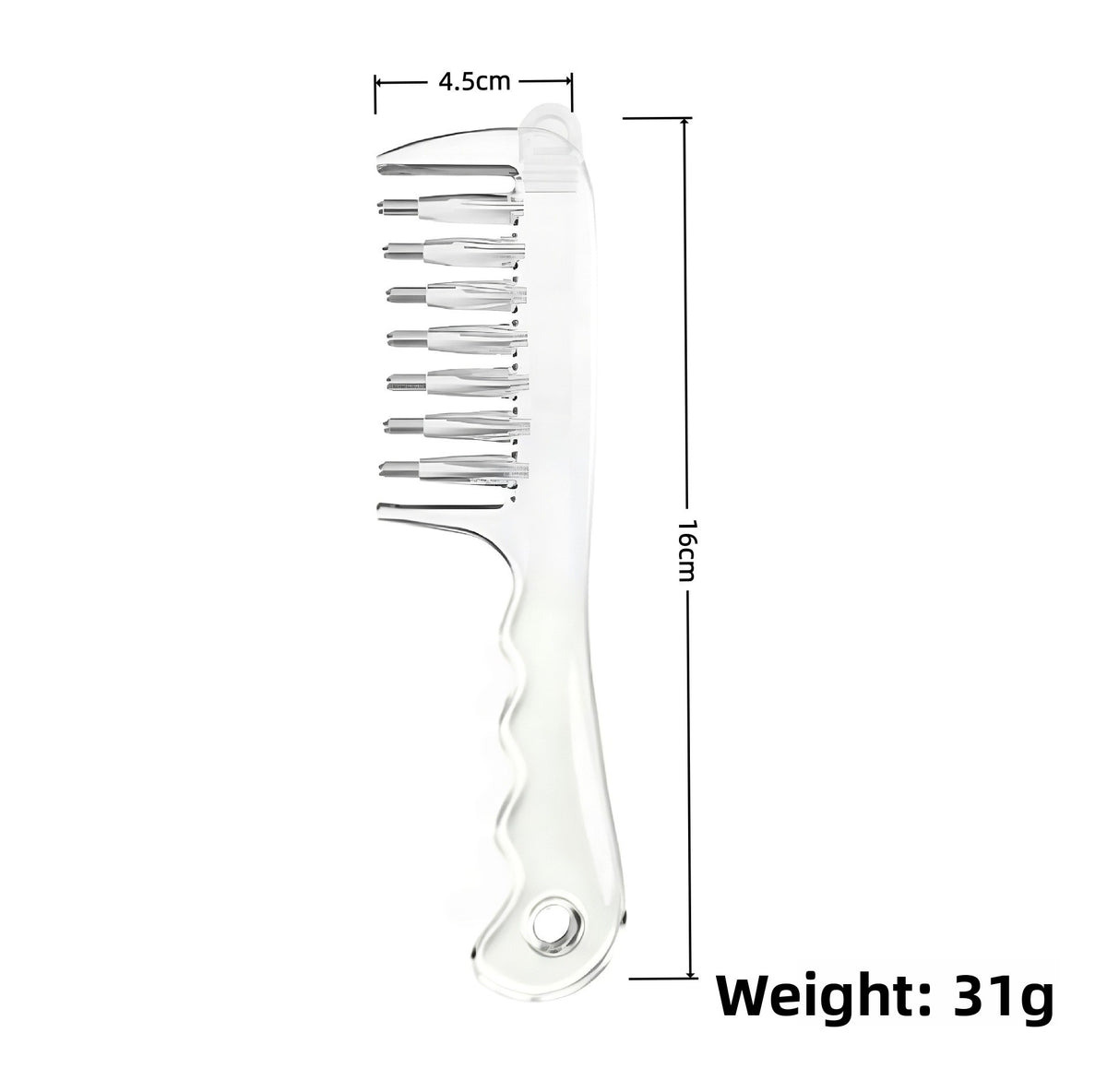 Home Hair Crystal Massage Comb